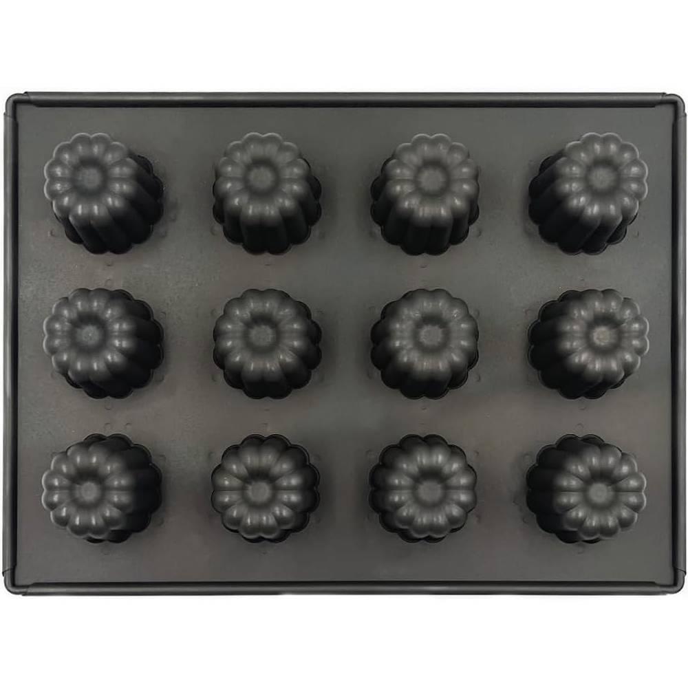 Matsunaga Nonstick Teflon Canelé Baking Tray – 12 Cups