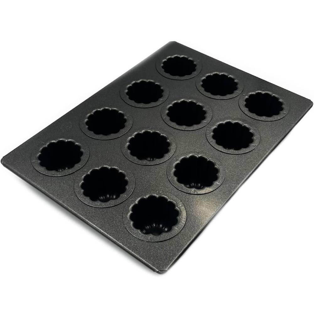 Matsunaga Nonstick Teflon Canelé Baking Tray – 12 Cups