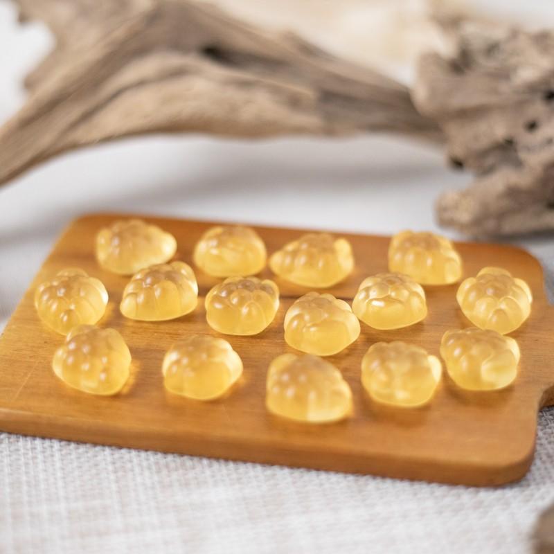 Meiji Muscat White Grape Gummy Candies – 3 Pack 54g Each