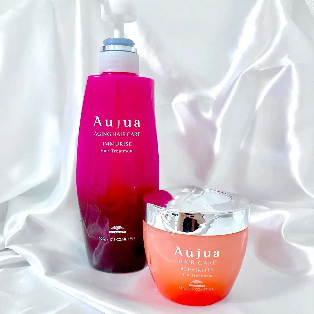 Milbon Aujua Immurise Nutrient Hair Treatment 150g Strengthening Moisture Boost