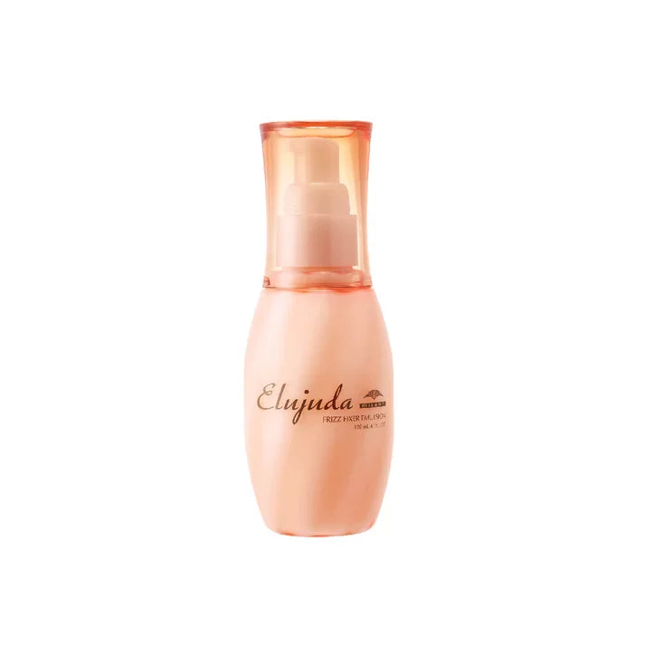 Milbon Elujuda Frizz Fixer Emulsion 120ml pink bottle for wavy hair care