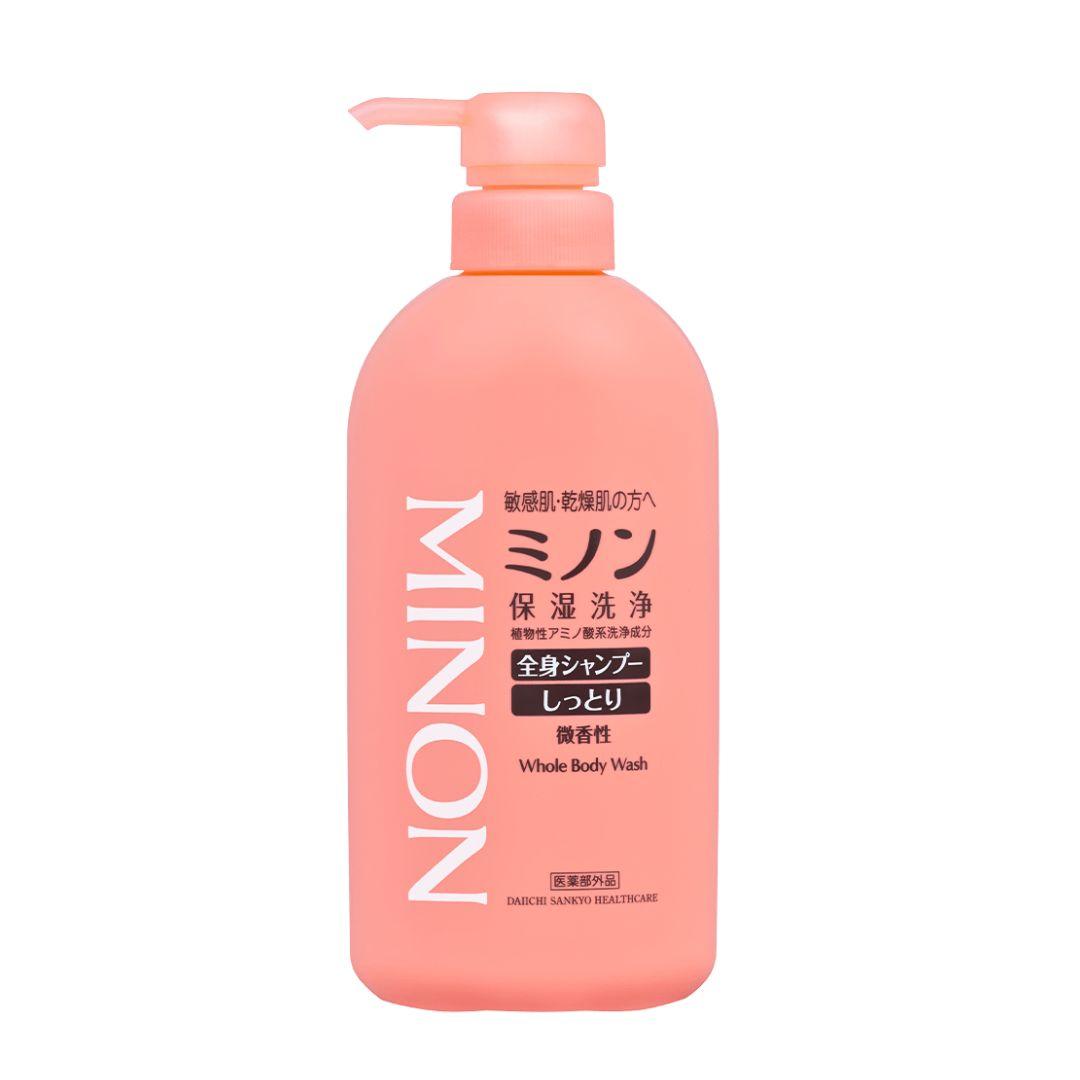 Minon Moisturizing Whole Body Wash for Dry Skin 450ml
