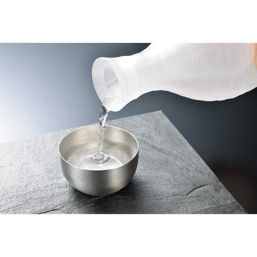 Elegant Mirror Finish Stainless Steel Sake Cup – 70ml Japanese Drinkware