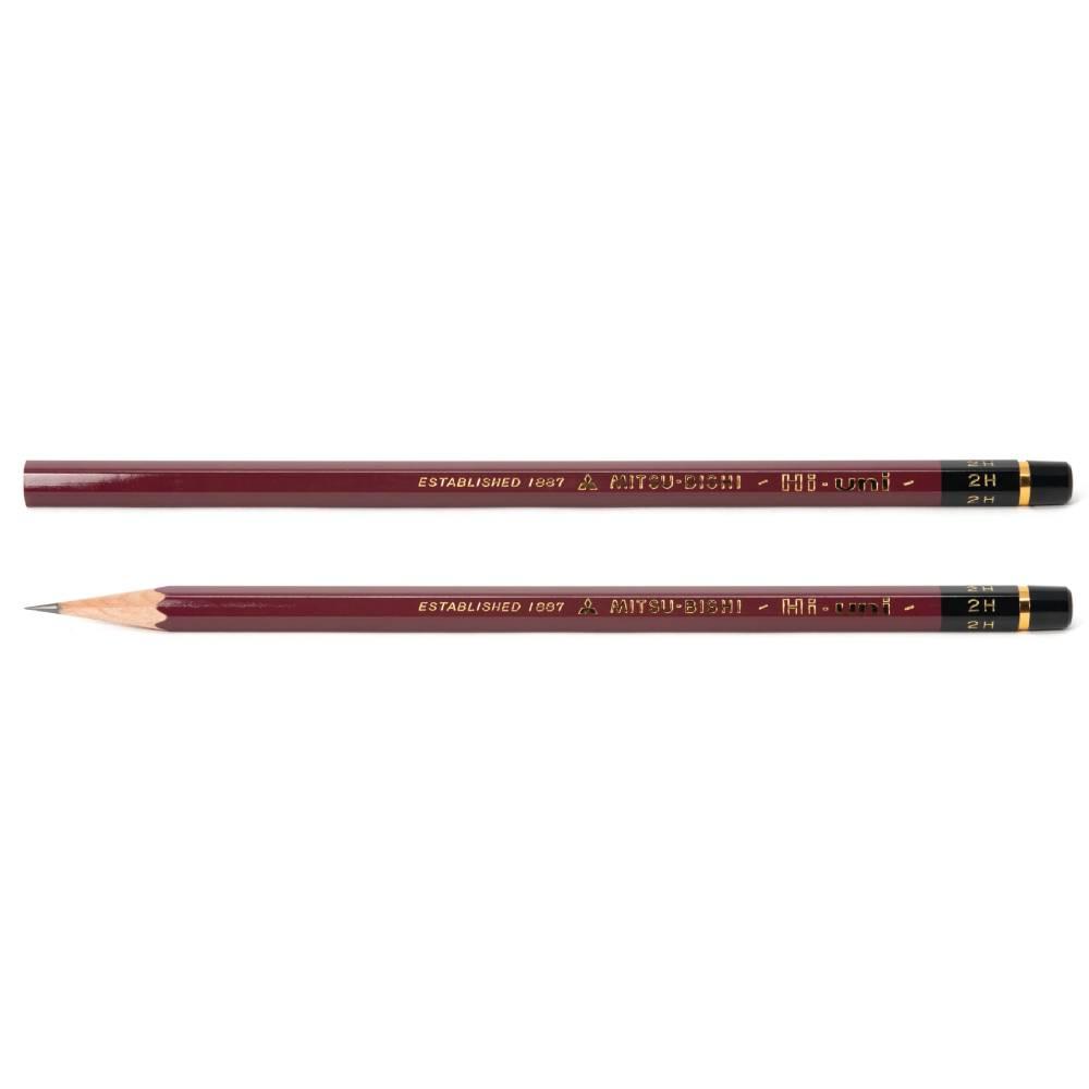 Mitsubishi Uni Star 2H Japanese Graphite Pencils – 12 Premium Leads