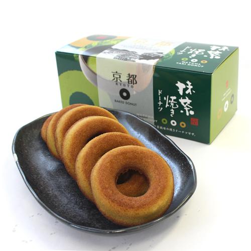 Naniwaya Kyoto Matcha Baked Donuts – 6 Soft Green‑Tea Treats