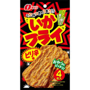 Natori Spicy Batter Fried Squid Snack bag showing crispy golden ika fry pieces