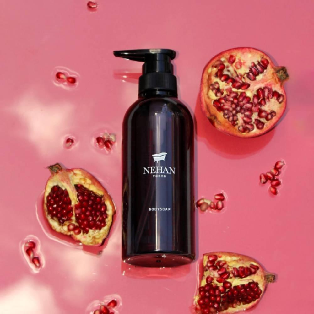 Nehan Tokyo Gentle Body Soap with Refreshing Pomegranate Scent 400ml