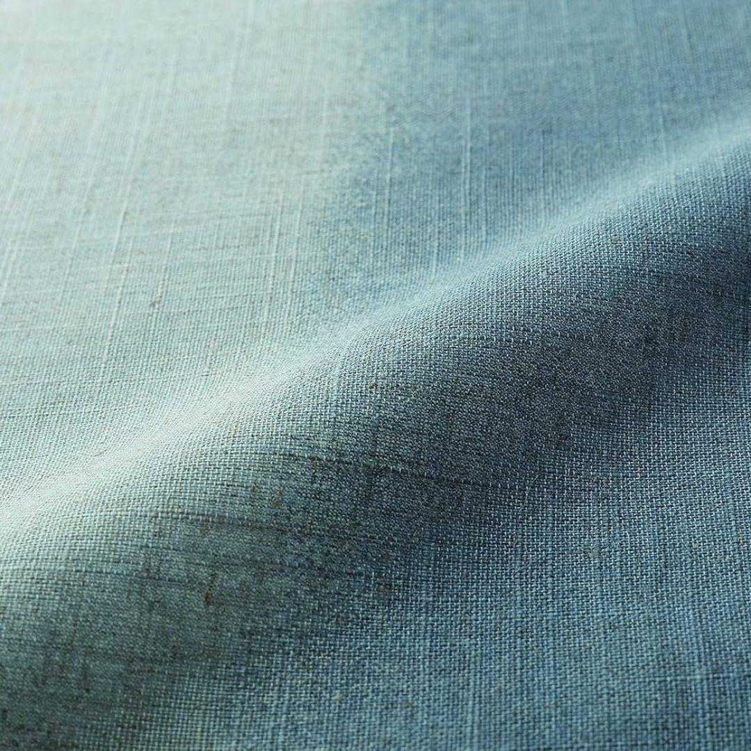 Hand-Printed Blue Indigo Noren Curtain – Japanese Linen Door Divider