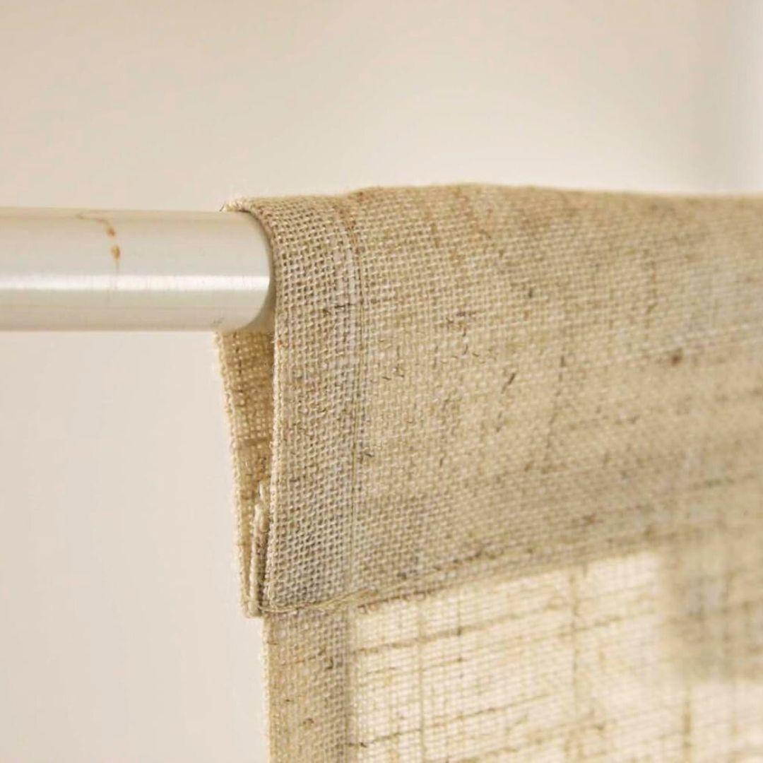 Hand-Printed Blue Indigo Noren Curtain – Japanese Linen Door Divider