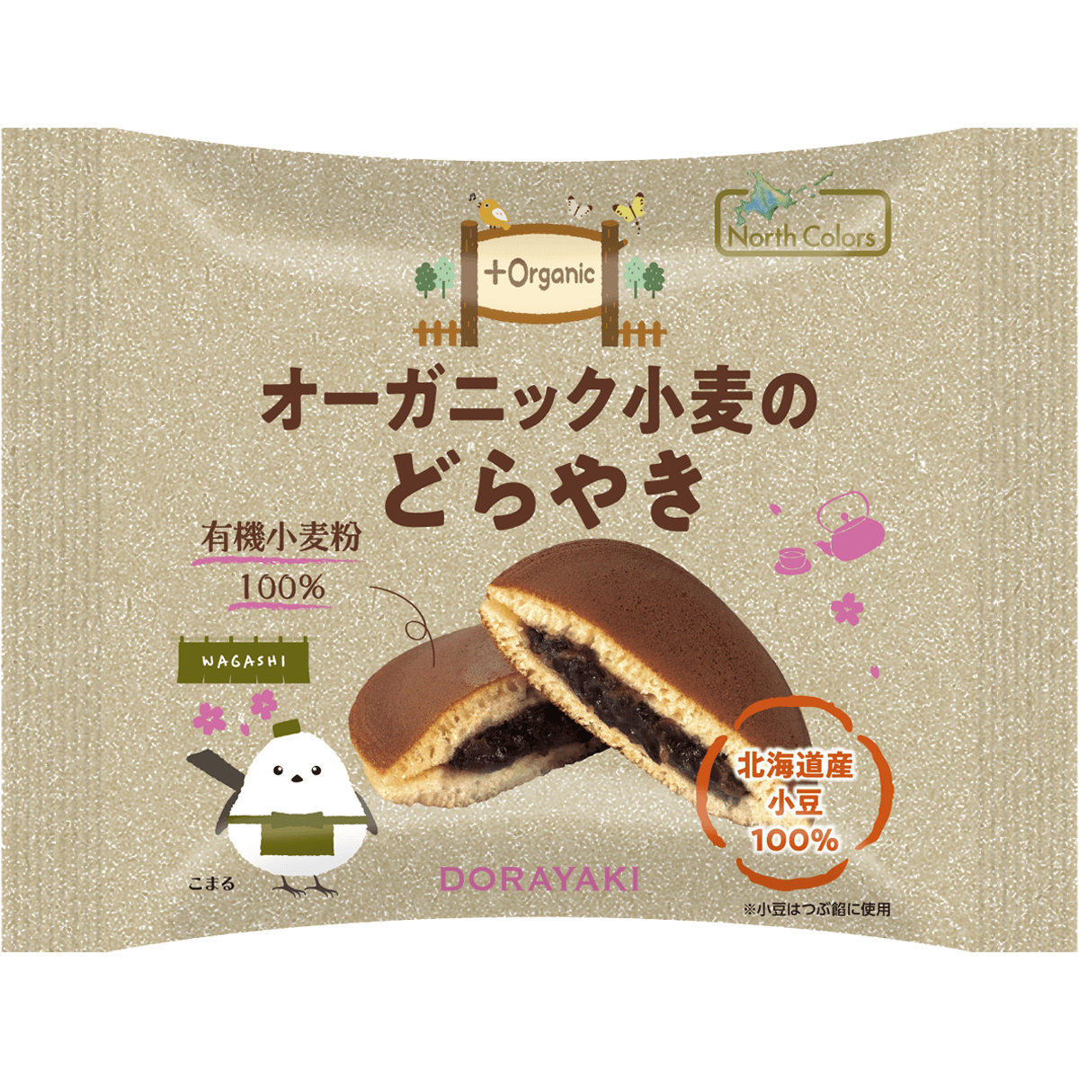 North Colors Organic Dorayaki Azuki Bean Pancake Pack of Six