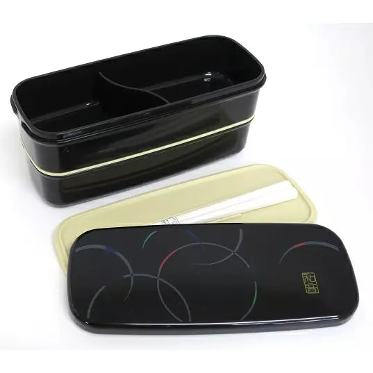 OSK 2‑Tier Stain‑Resistant Bento Lunch Box with Matching Bag 640ml