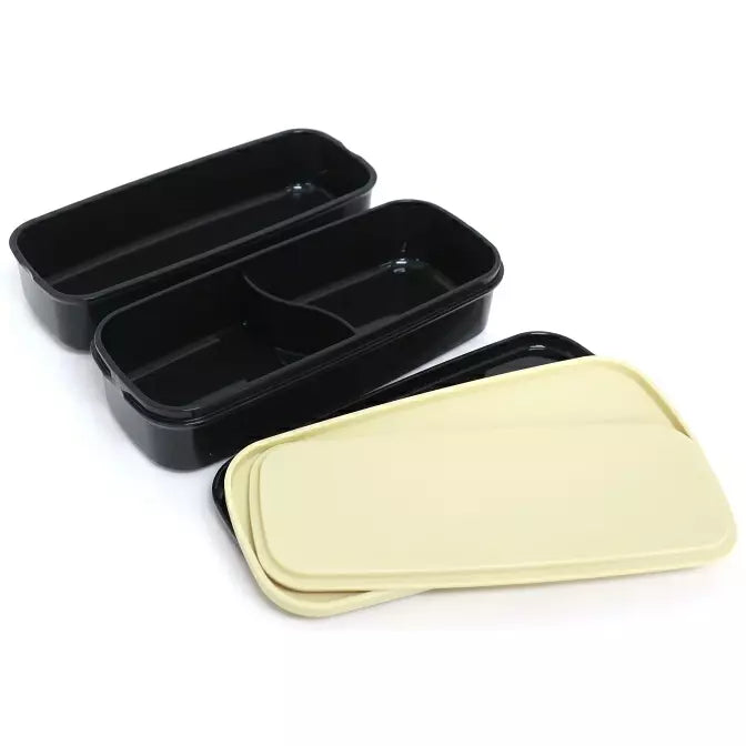 OSK 2‑Tier Stain‑Resistant Bento Lunch Box with Matching Bag 640ml