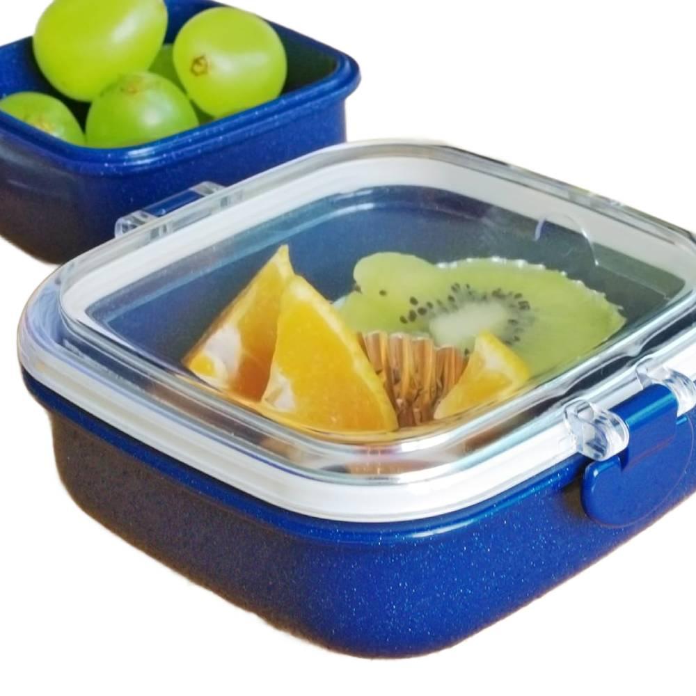 OSK Silver‑Infused Antibacterial 250ml Food Storage Container with Lockable Lid