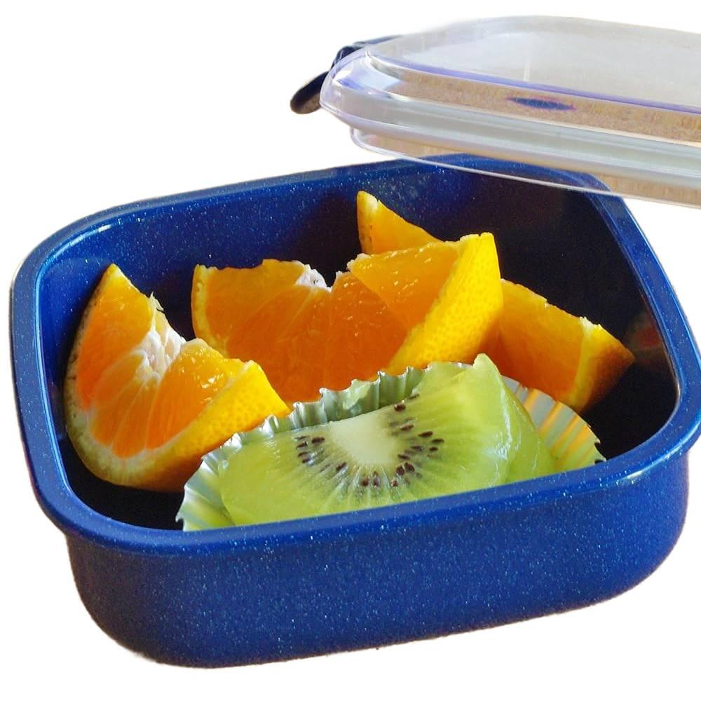 OSK Silver‑Infused Antibacterial 250ml Food Storage Container with Lockable Lid