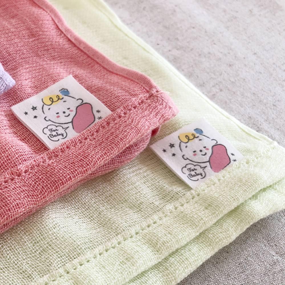 Oboro Soft 100% Cotton Muslin Baby Bath Towel 33x70cm Absorbent Quick-Dry