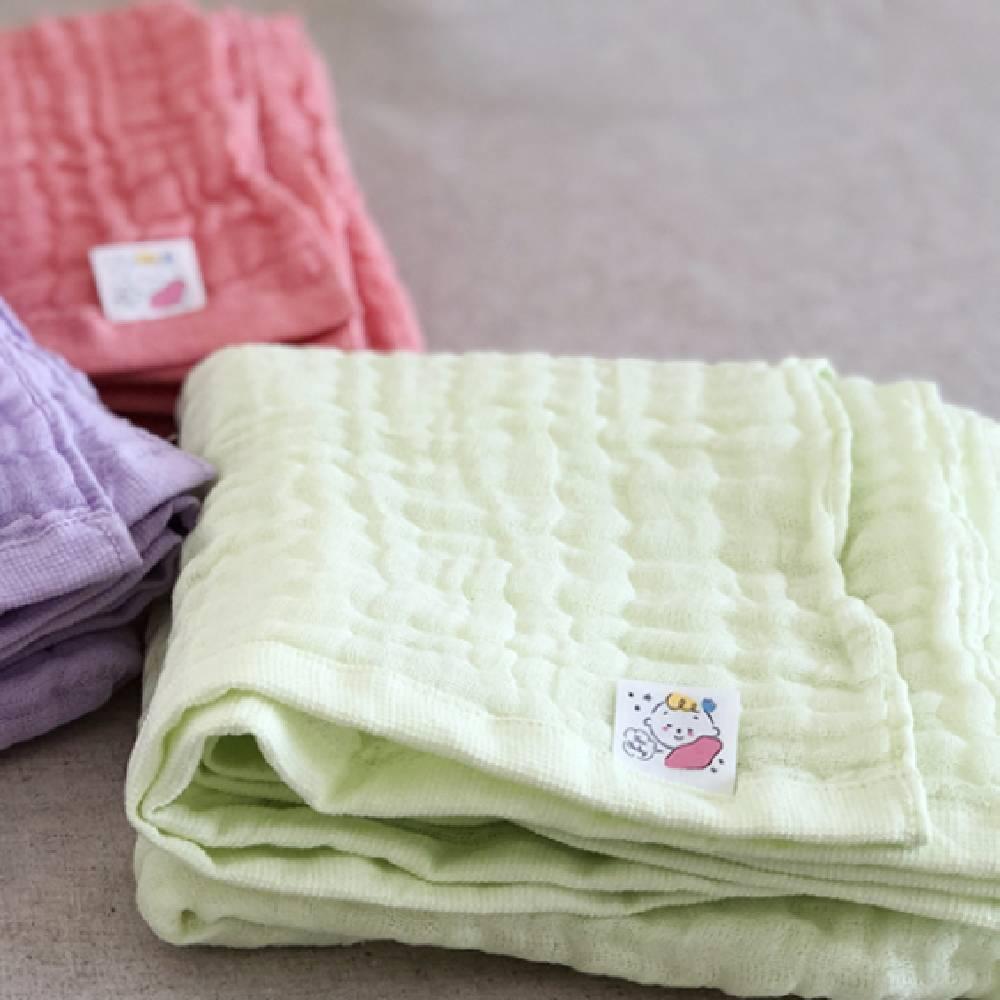 Oboro 100% Cotton Muslin Baby Swaddle Blanket 90cm Soft Breathable