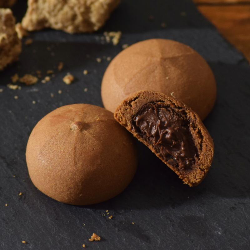 Okashi Goten Chocolate Filled Kokuto Brown Sugar Manju 8-Pack