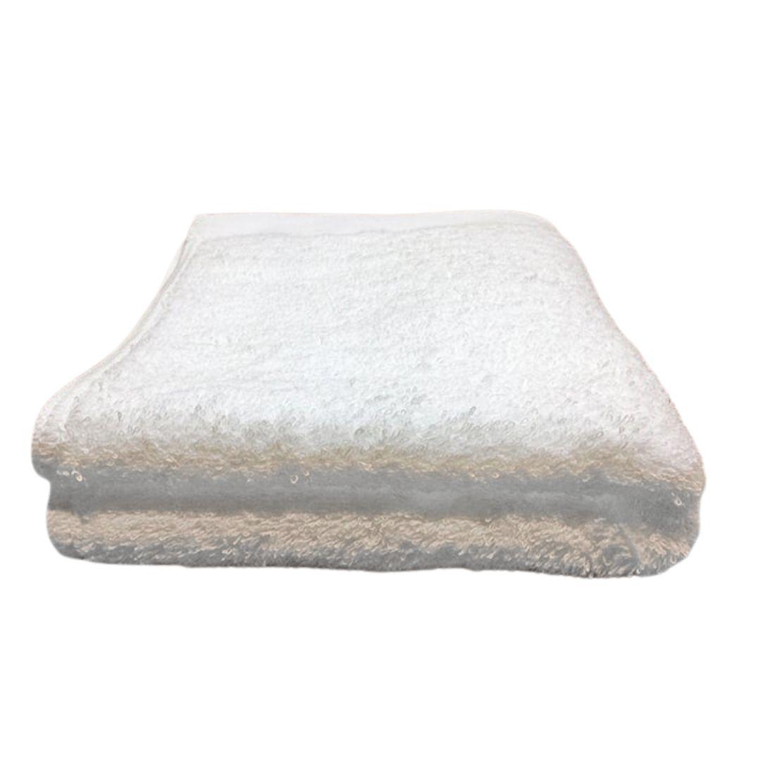 White Eco-Friendly Premium Imabari Cotton Face Towel showing high-quality texture and weave