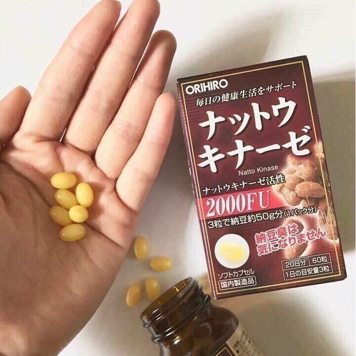 Orihiro Nattokinase Natto Enzyme Supplement – 60 Soft Capsules