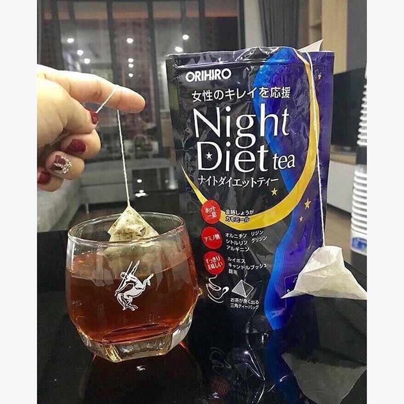 Orihiro Night Diet Tea – Caffeine-Free Japanese Bedtime Bags