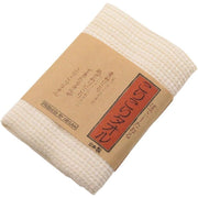 Orim Korikori Hemp and Cotton Exfoliating Body Towel in 25x95 cm size showing its firm textured weave