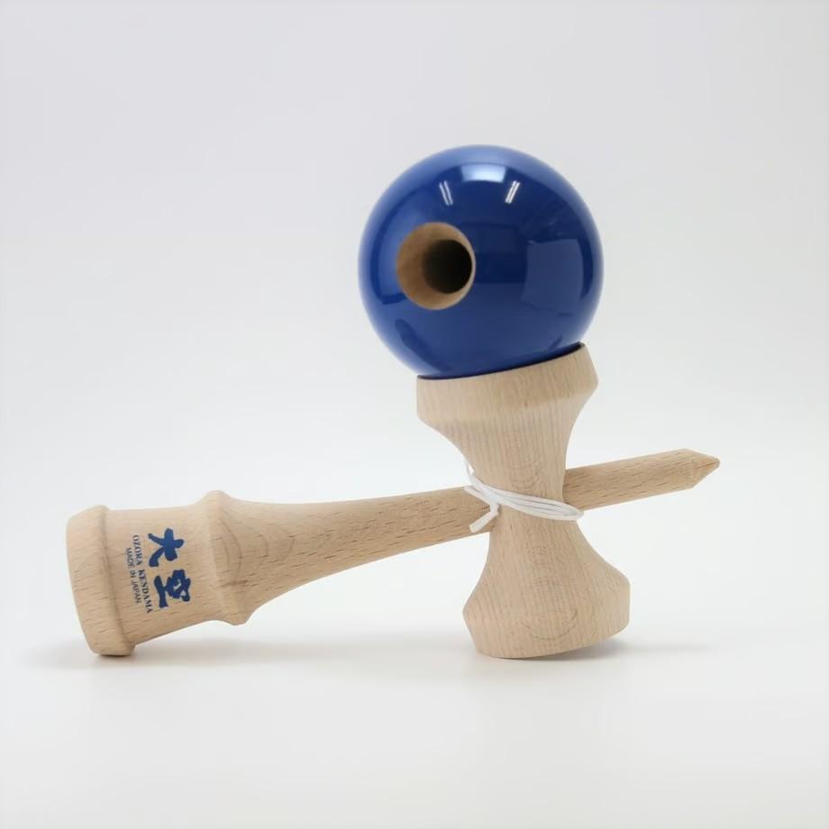 Ozora Handmade Blue Kendama JKA Certified Cup‑And‑Ball Toy