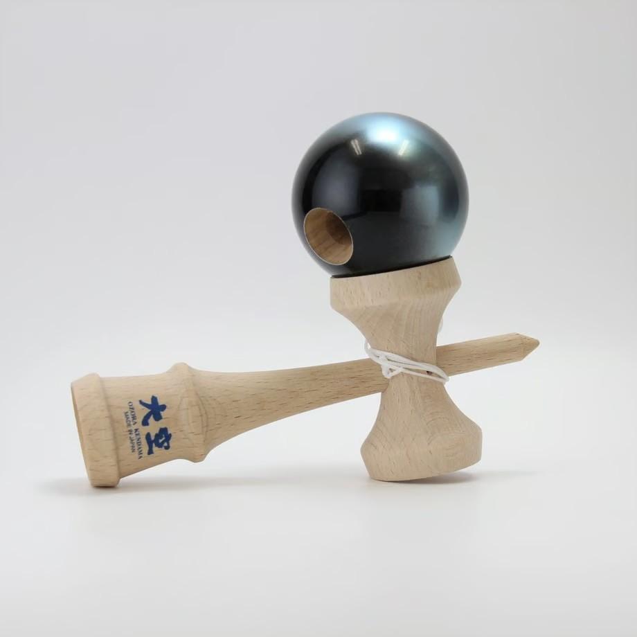 Ozora Galaxy Blue Kendama – Handcrafted JKA Certified Cup‑and‑Ball Toy