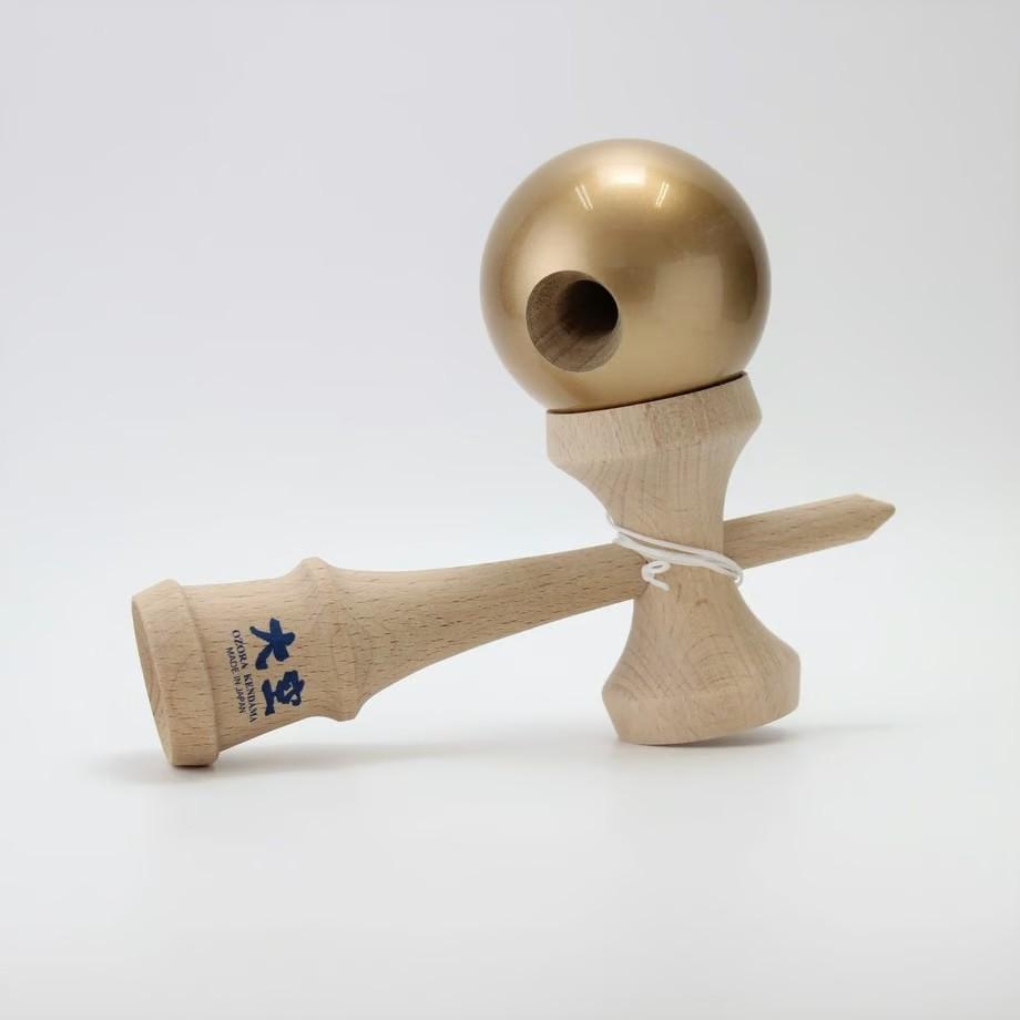 Ozora Gold Handmade Kendama – JKA Certified Premium Cup‑And‑Ball Toy