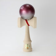 Official Ozora JKA Certified Competition Kendama in metallic Red and Silver handcrafted in Japan