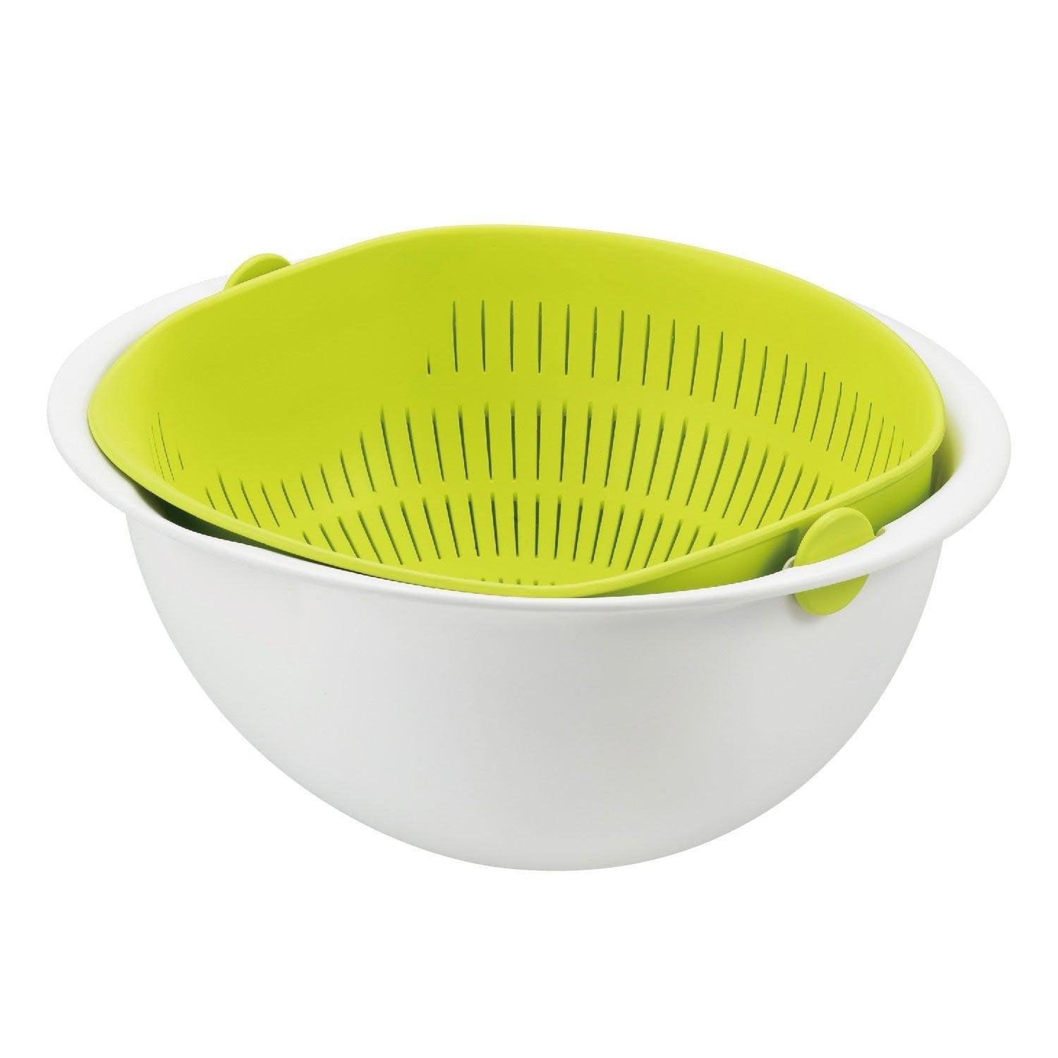 Akebono Large 2-in-1 Strainer Bowl with 3.2L Capacity