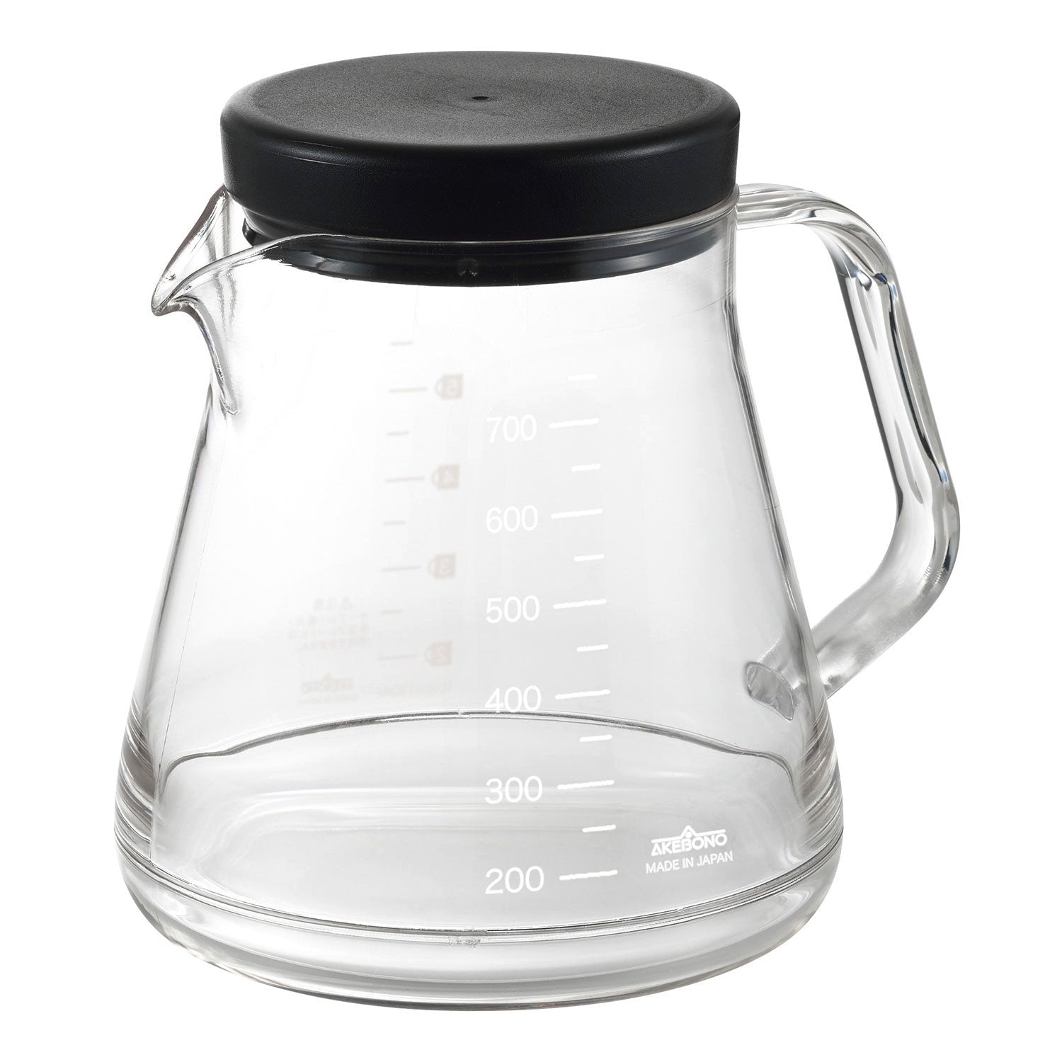 Akebono Transparent Heat-Resistant Plastic Coffee Pot with Lid