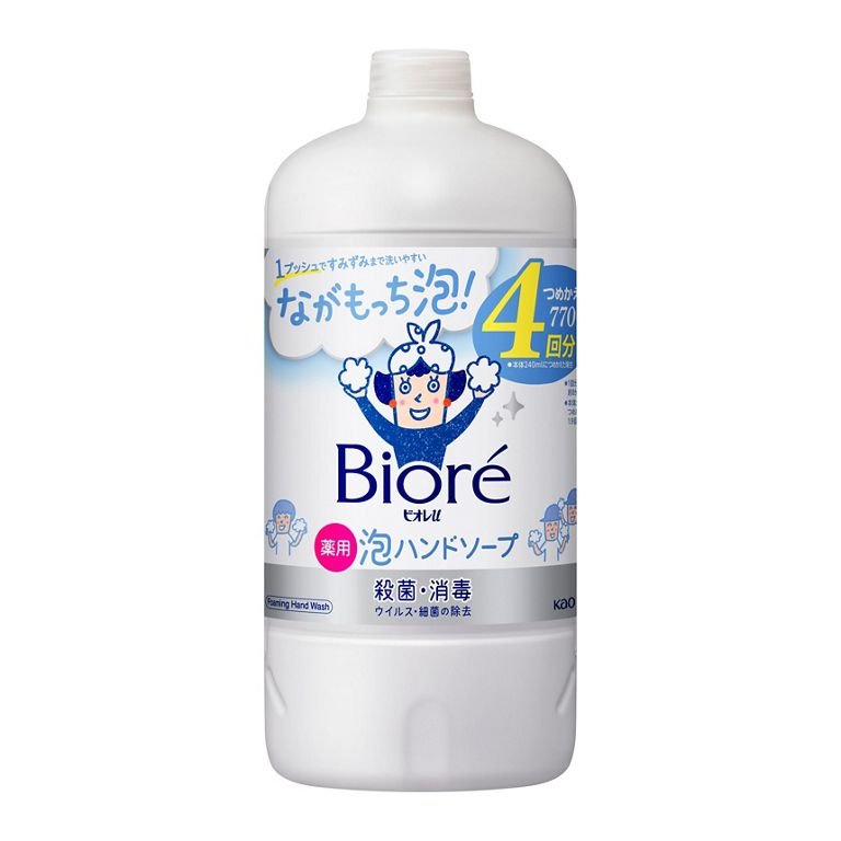 Kao Biore 770ml Foaming Hand Wash Refill – Gentle Skin‑Purifying Soap