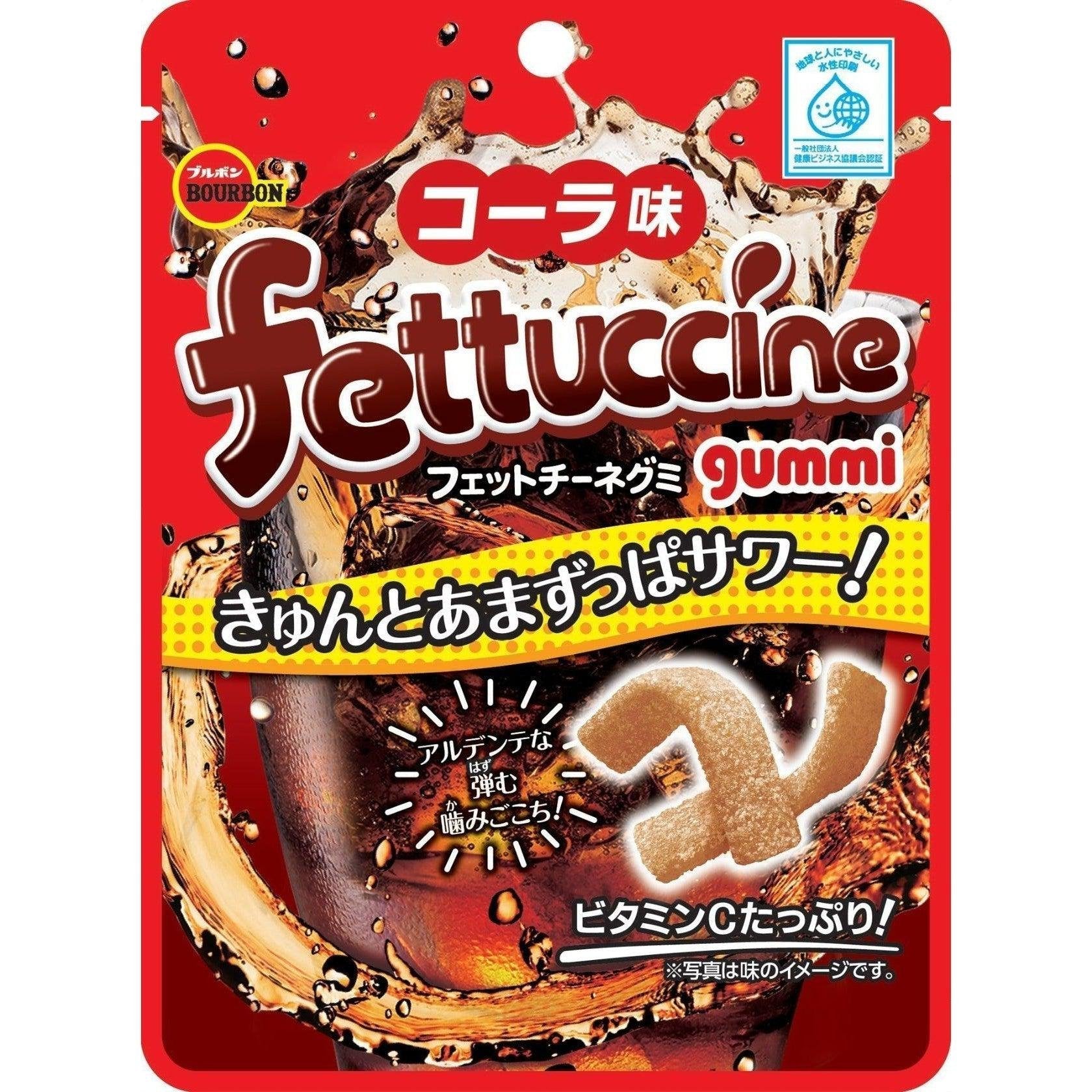 Bourbon Cola Flavored Fettuccine Gummi Candy Pack – 3 x 50g