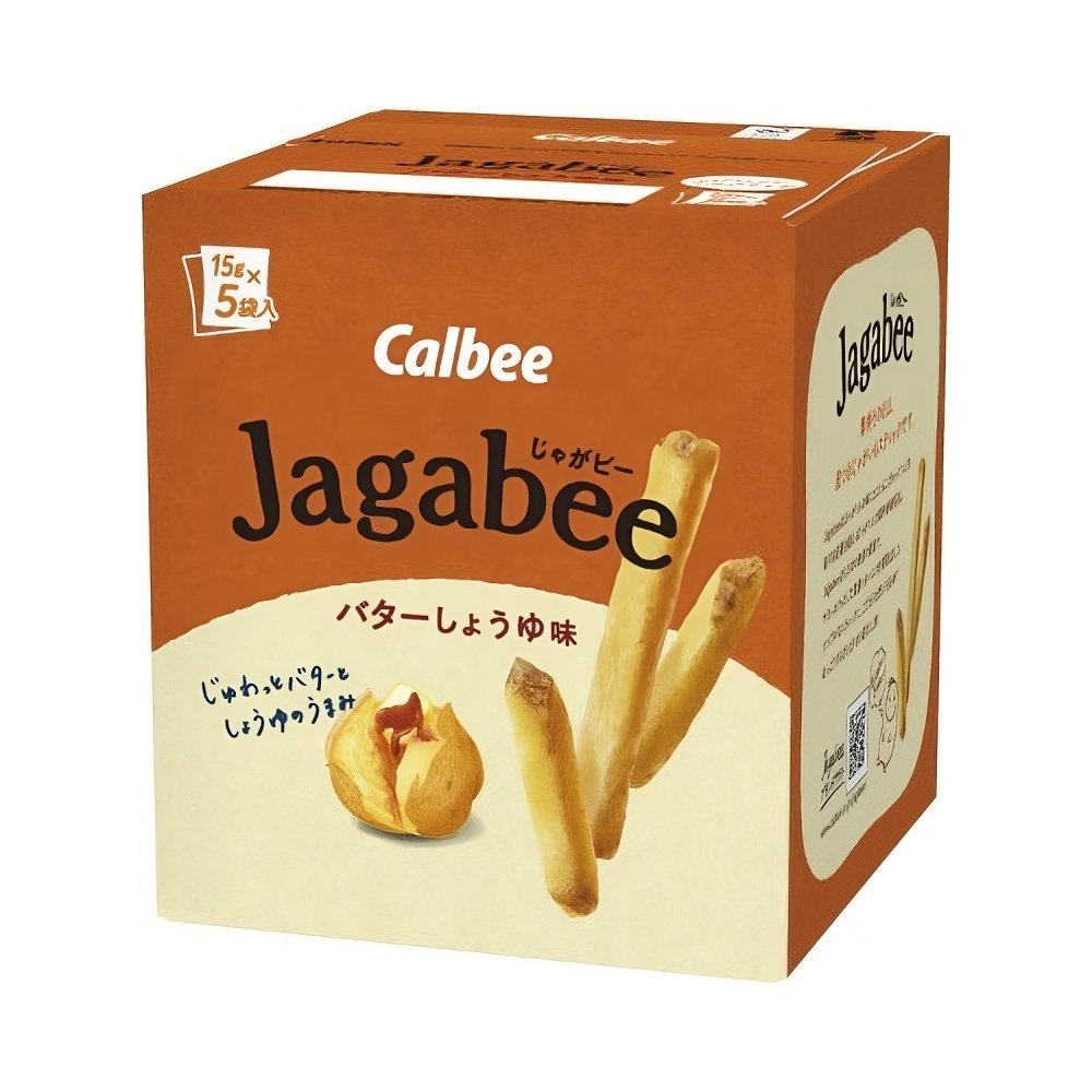 Calbee Jagabee Butter Soy Sauce Potato Sticks Crunchy Snack 75g