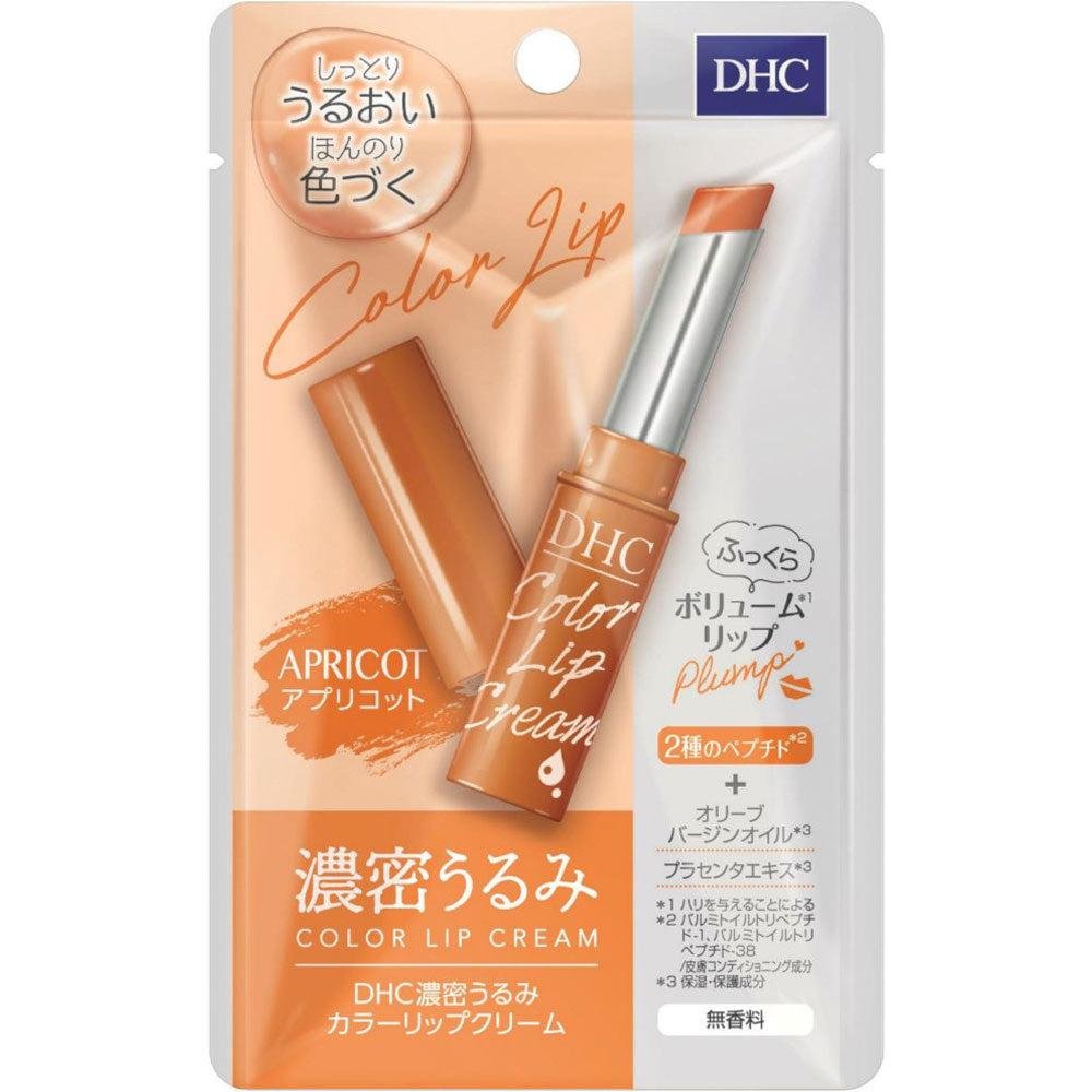 DHC Apricot Moisturizing Color Lip Cream Unscented 1.5g