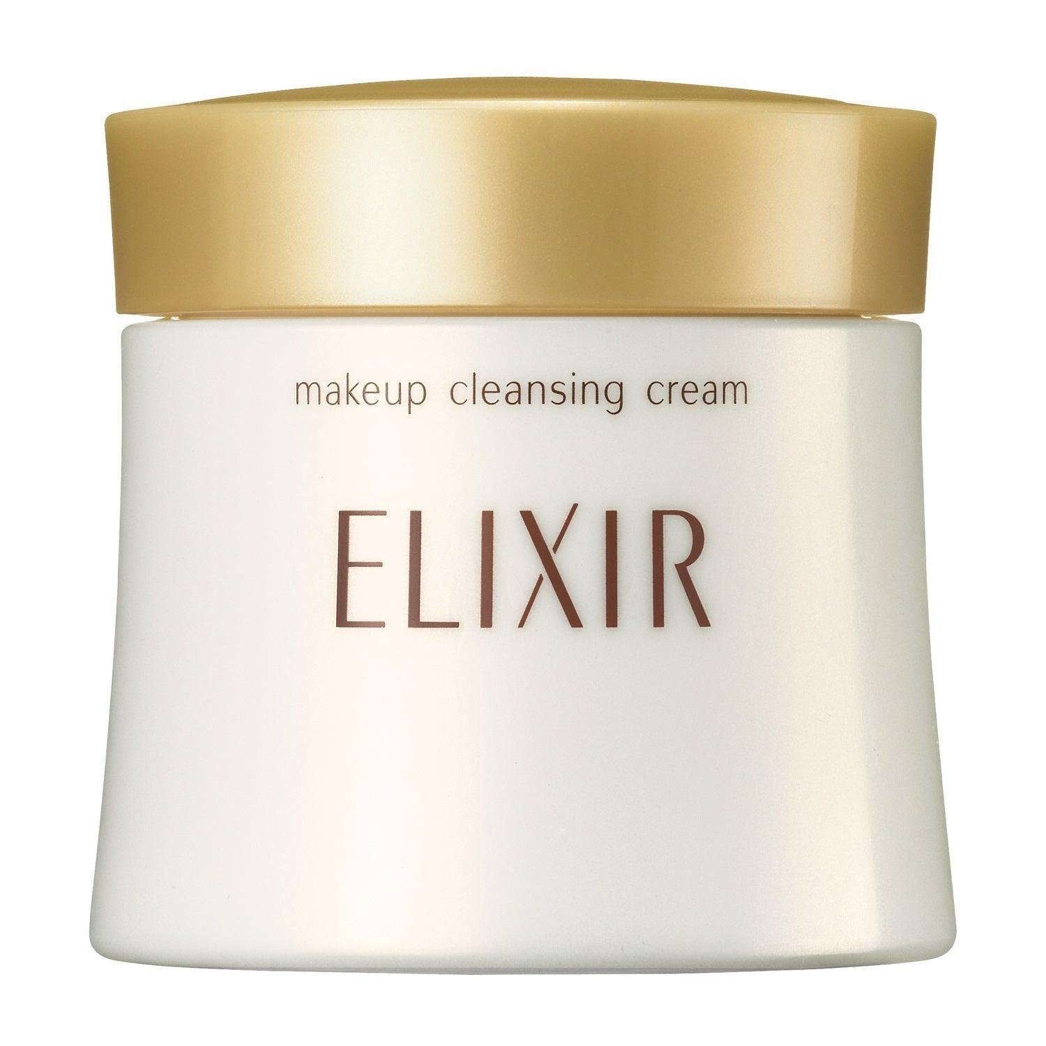 Shiseido Elixir Superieur Makeup Cleansing Cream 140g gold and white tub