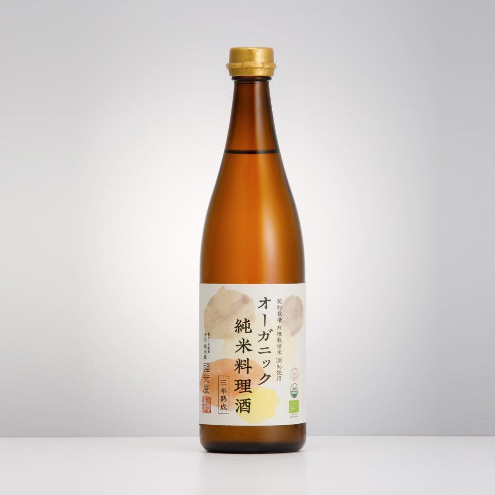 Fukumitsuya Organic Cooking Sake 720ml Pure Rice Wine Seasoning