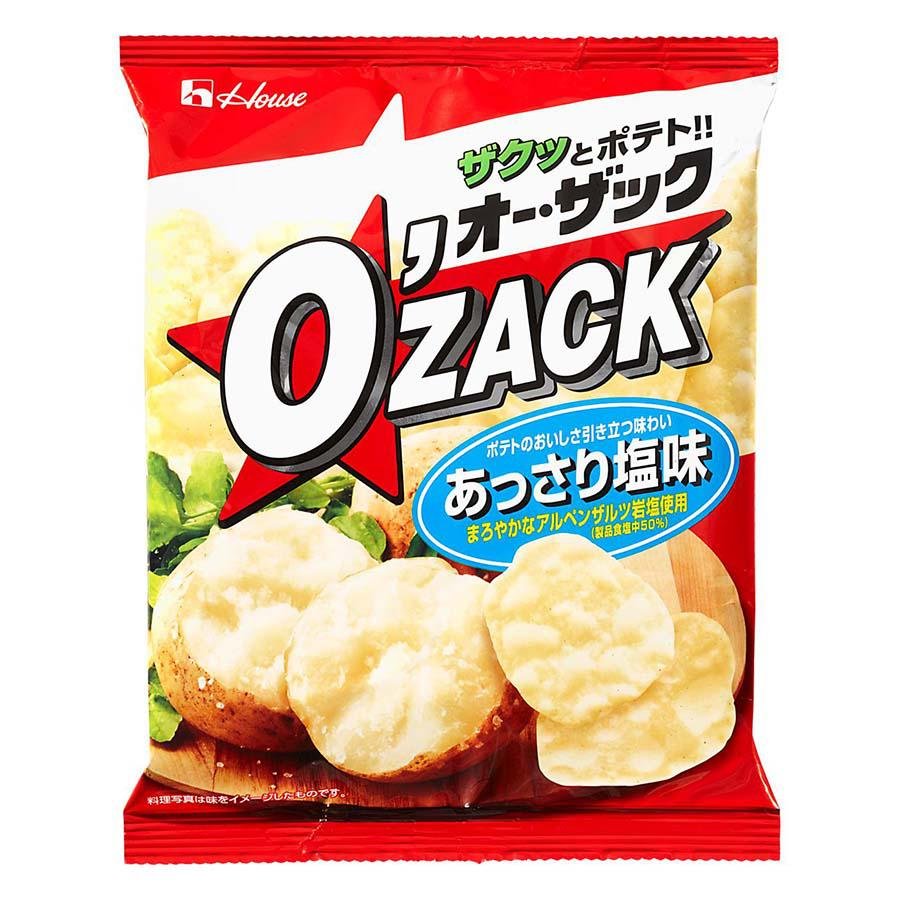 House O'zack Lightly Salted Seaweed Potato Chips – 3 Pack 55g