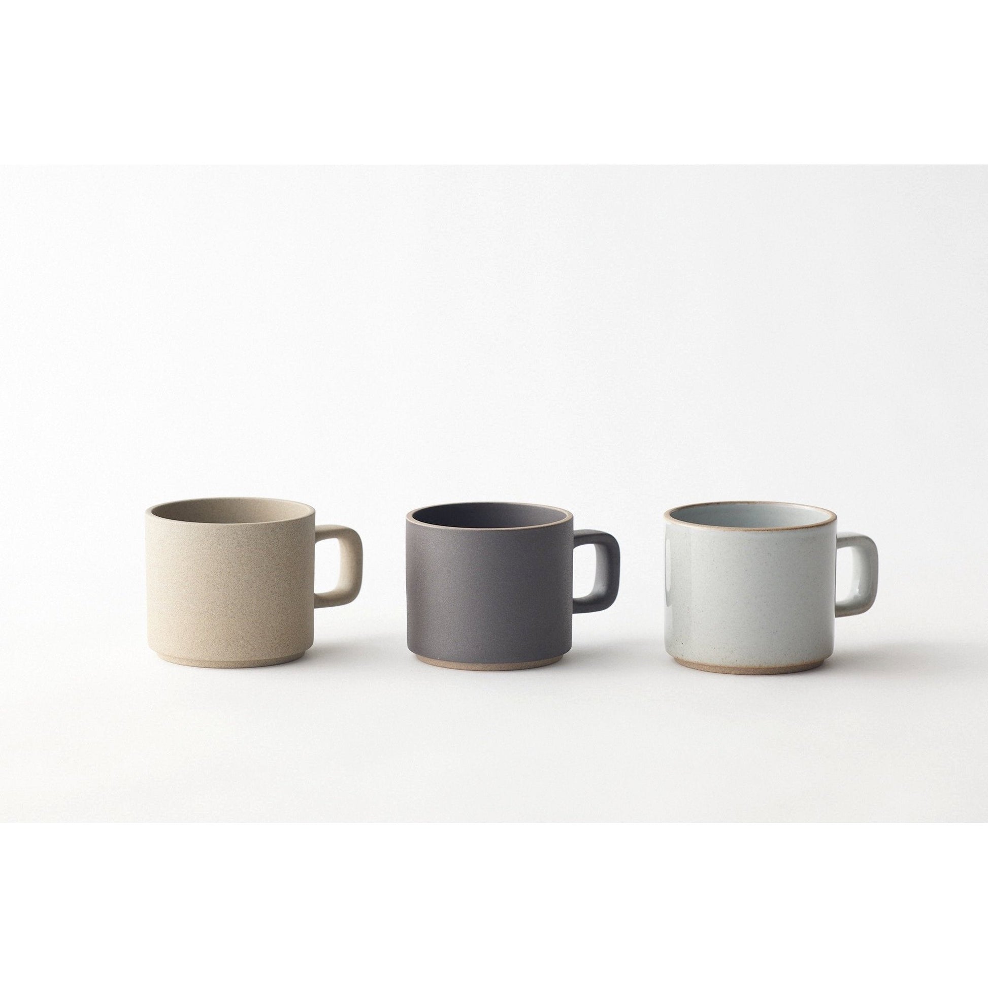 Hasami Japan Handcrafted Porcelain Mug 325ml – Natural Black Gray