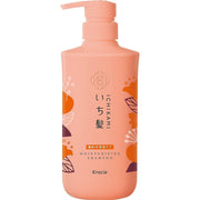 Kracie Ichikami Plant-Based Moisturizing Shampoo 480ml – Sulfate-Free Sakura Apricot