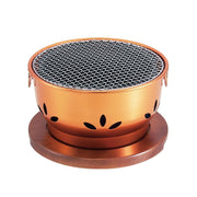 Ikenaga Shichirin Round 30cm Cast Iron Charcoal Hibachi Grill