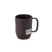 Inomata Microwavable Plastic Coffee Mug – Brown, 350ml, Heat‑Resistant
