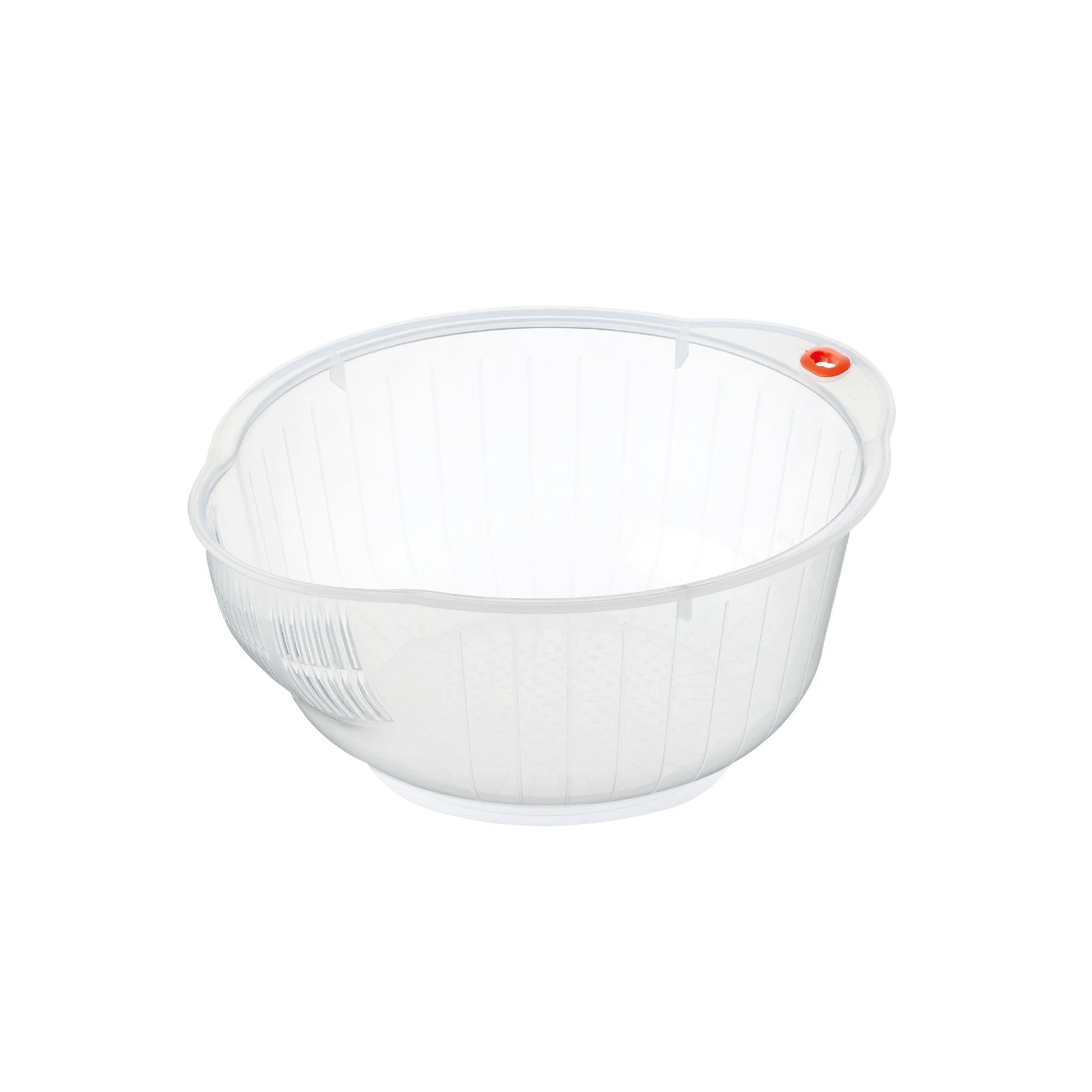 Inomata 22cm Japanese Rice Washing Bowl with Side Drainage Holes