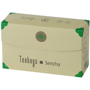 Ippodo Premium Japanese Sencha Green Tea Bags 25 Count box with authentic Kyoto branding