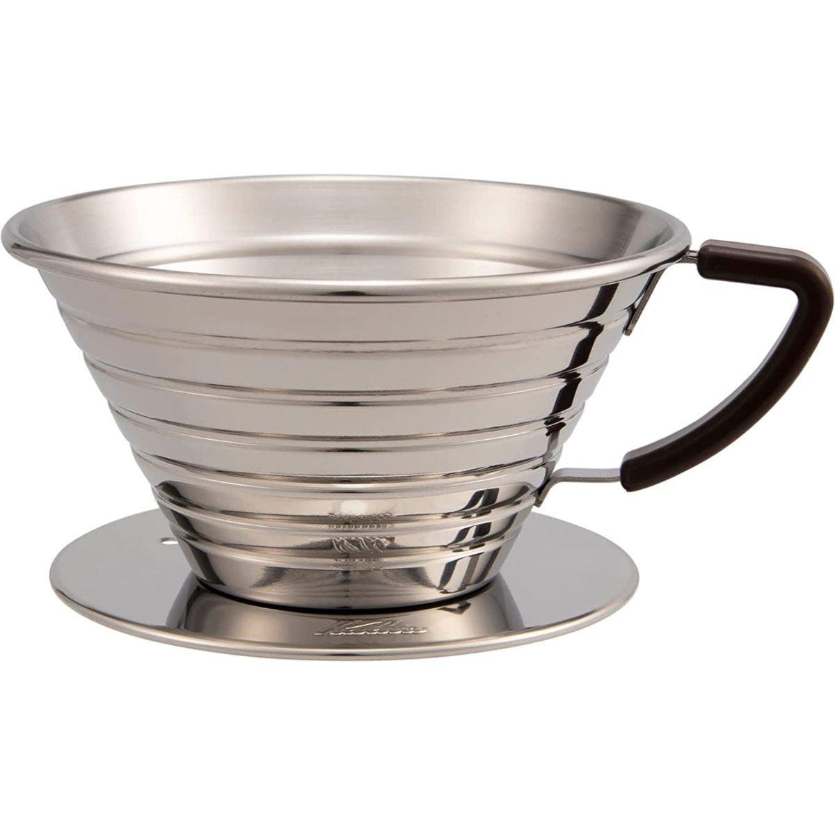 Kalita Wave 185 Stainless Steel Coffee Dripper – Precise Japanese Brew