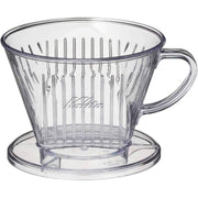 Kalita Clear Plastic Coffee Dripper 102 – Precise 2-4 Cup Brew