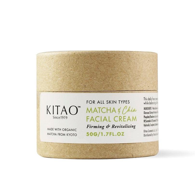 Kitao Matcha Facial Cream Hydrating Green Tea Moisturizer 50g