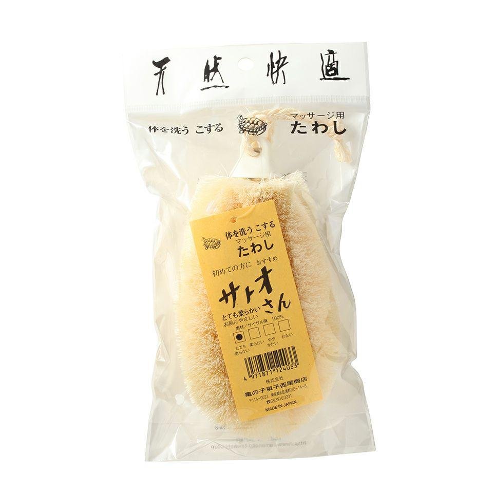 Kamenoko Sisal Body Scrubber Tawashi – Natural Japanese Bath Sponge