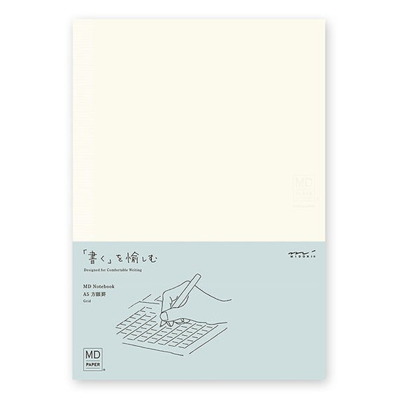 Midori MD Notebook A5 Grid - Premium Japanese Paper for Writing