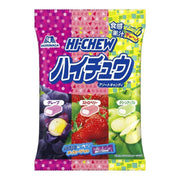Morinaga Hi-Chew Assorted Fruit Candy Bag 86g featuring Strawberry, Green Apple and Mango